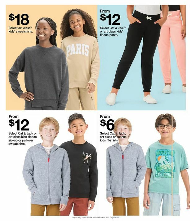 Target Weekly Ad from August 25