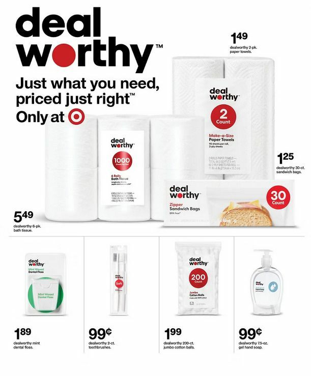 Target Weekly Ad from August 25