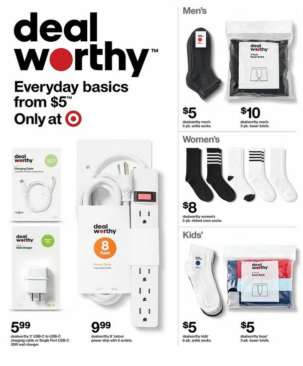 Target Weekly Ad from August 25