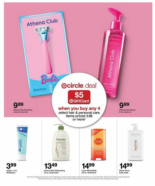 Target Weekly Ad from August 25