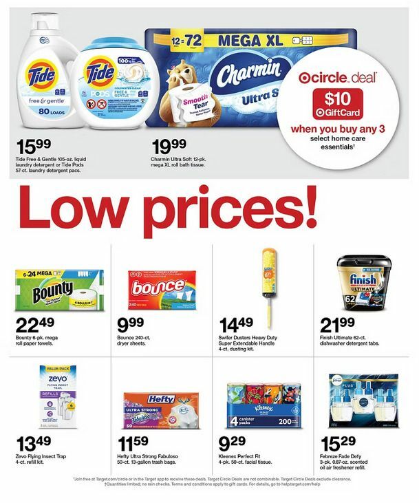 Target Weekly Ad from August 25