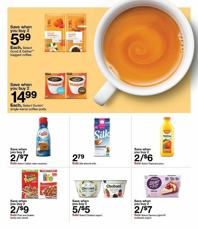 Target Weekly Ad from September 1