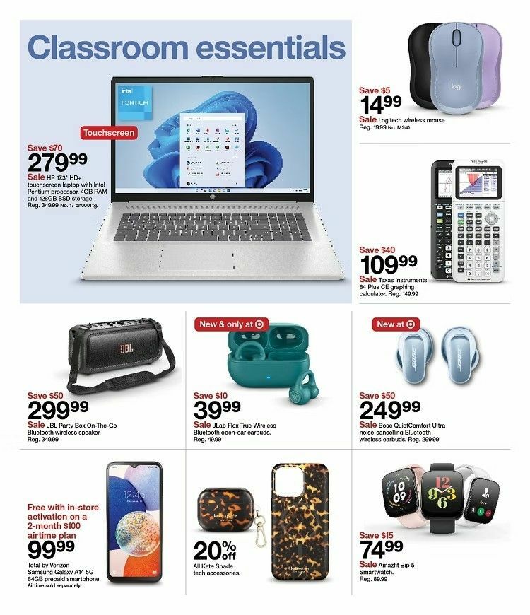 Target Weekly Ad from September 1