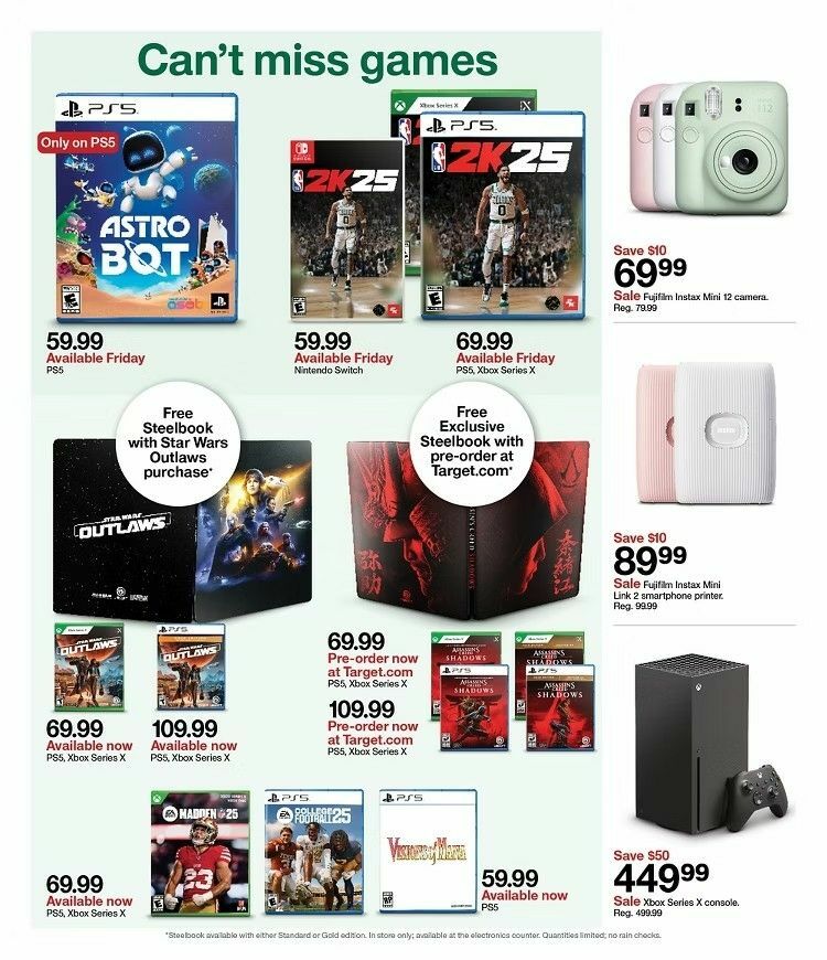 Target Weekly Ad from September 1