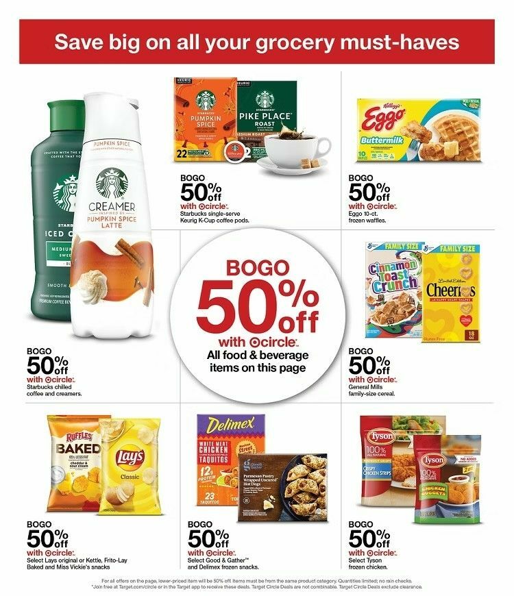 Target Weekly Ad from September 8