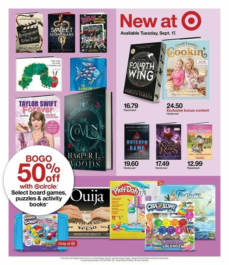 Target Weekly Ad from September 15