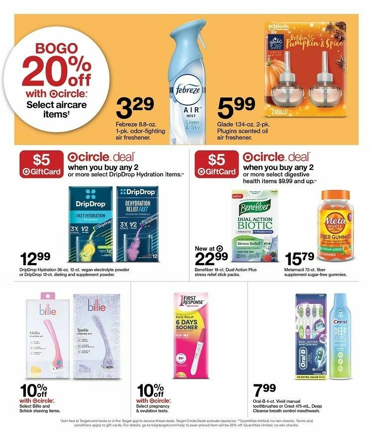 Target Weekly Ad from September 15