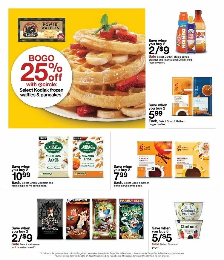 Target Weekly Ad from September 15