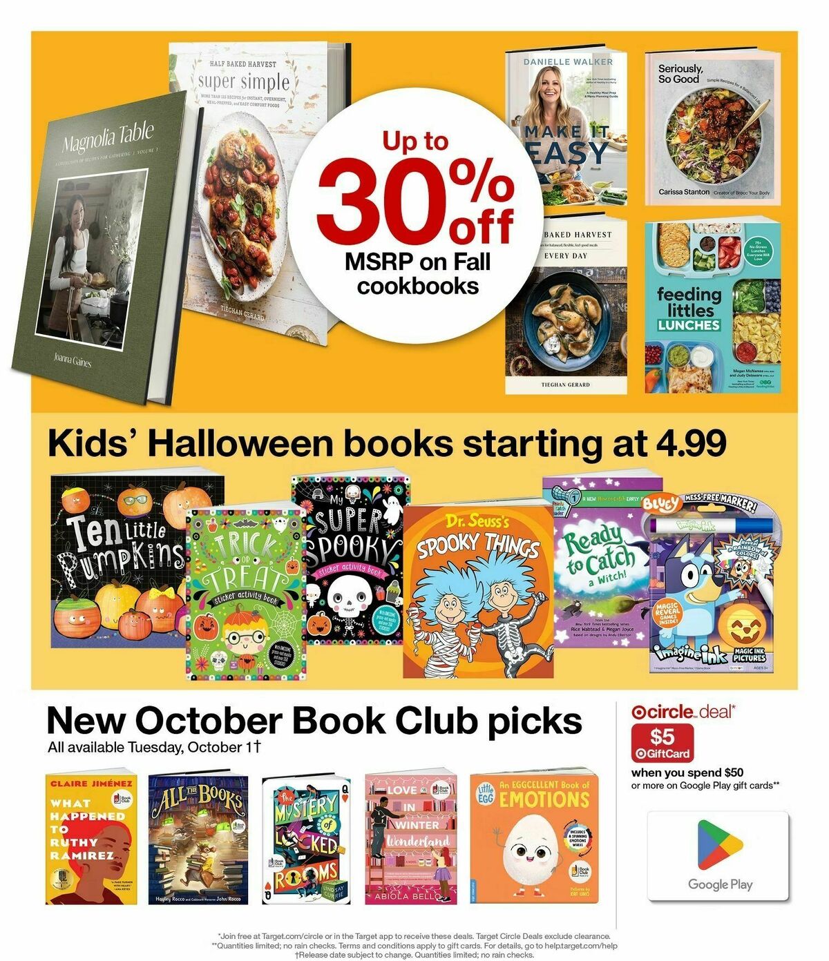 Target Weekly Ad from September 29