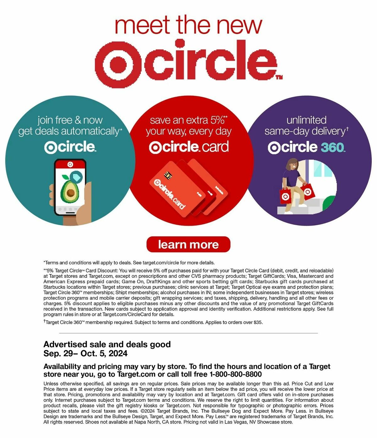 Target Weekly Ad from September 29