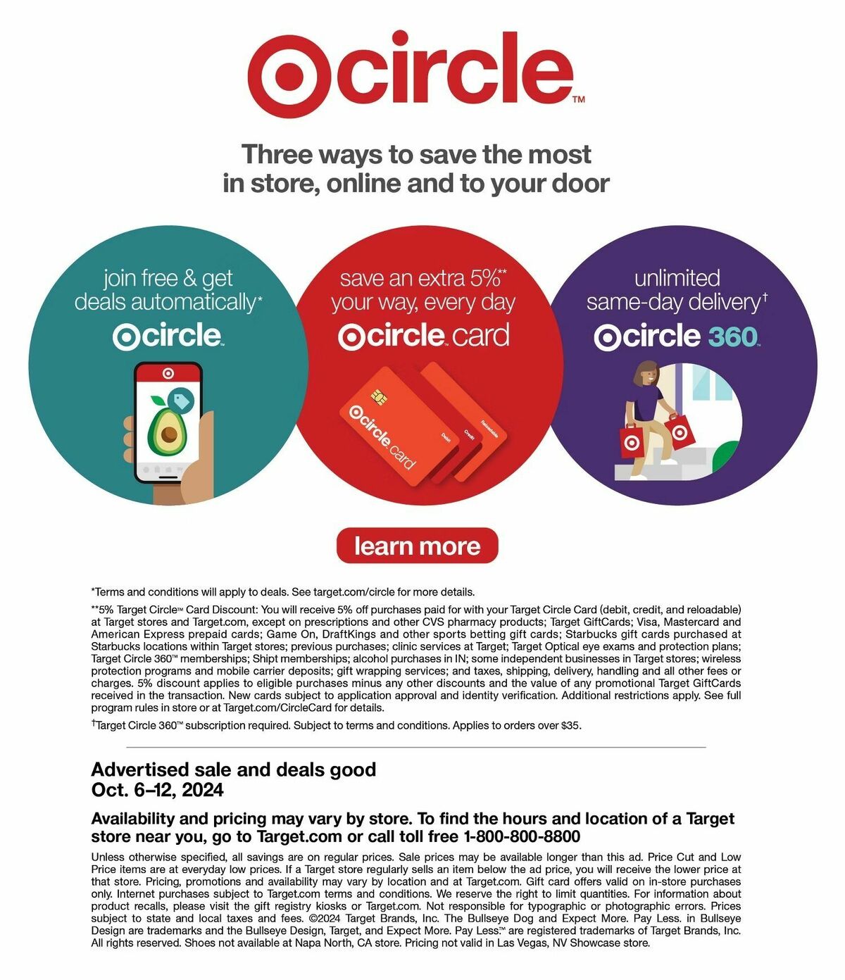 Target Weekly Ad from October 6