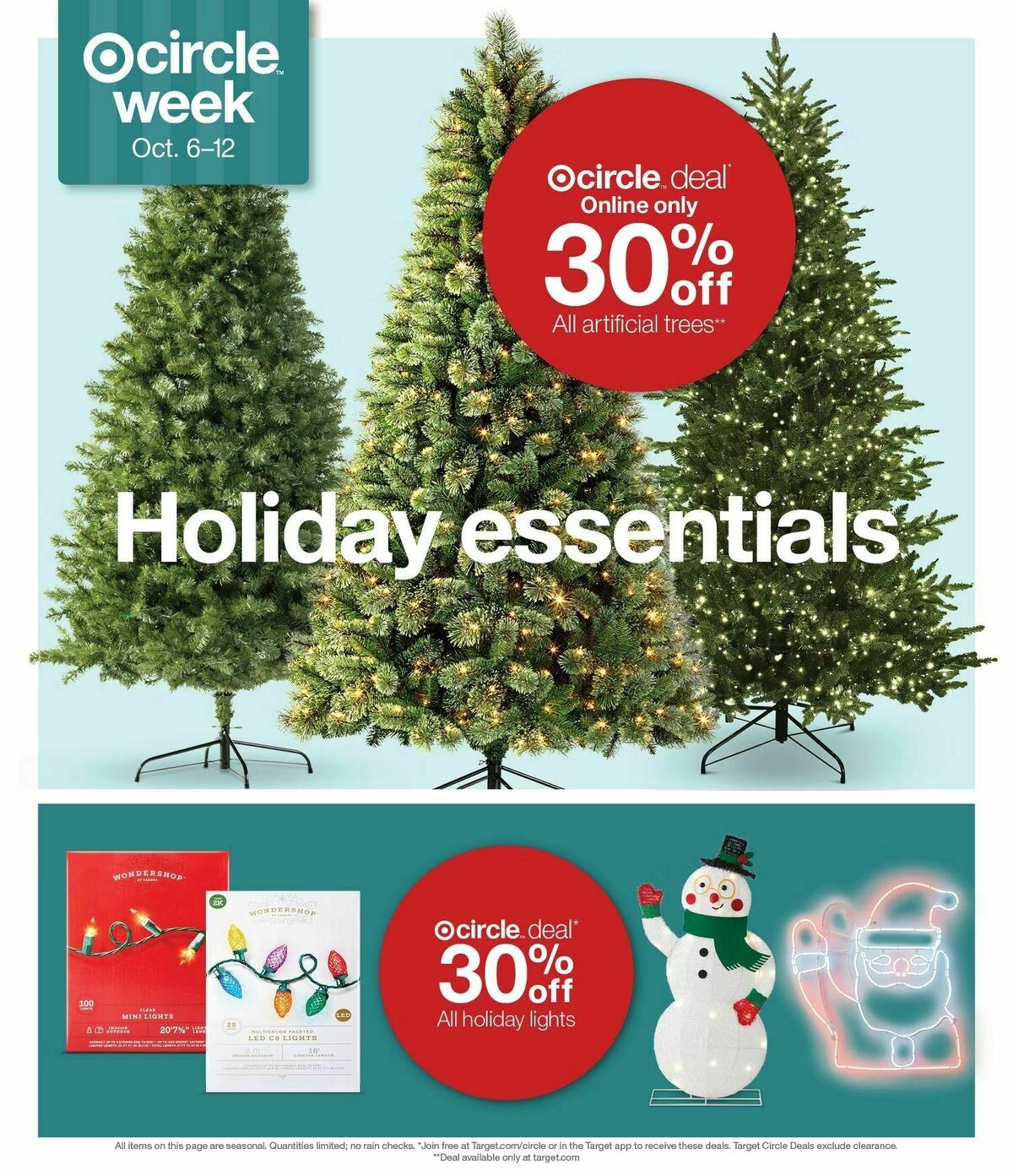 Target Weekly Ad from October 6