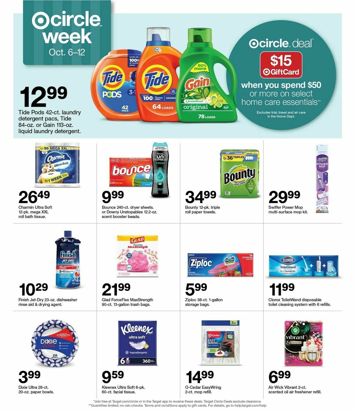 Target Weekly Ad from October 6