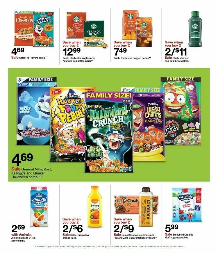 Target Weekly Ad from October 13