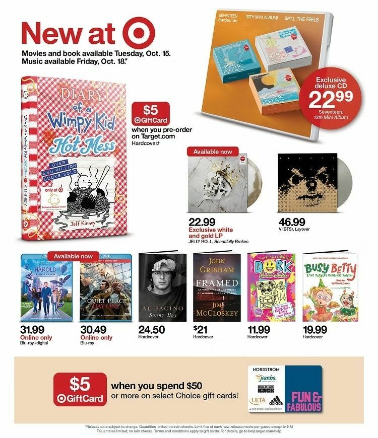 Target Weekly Ad from October 13