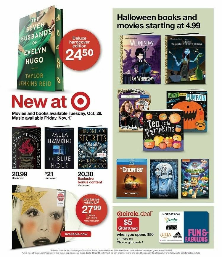 Target Weekly Ad from October 27