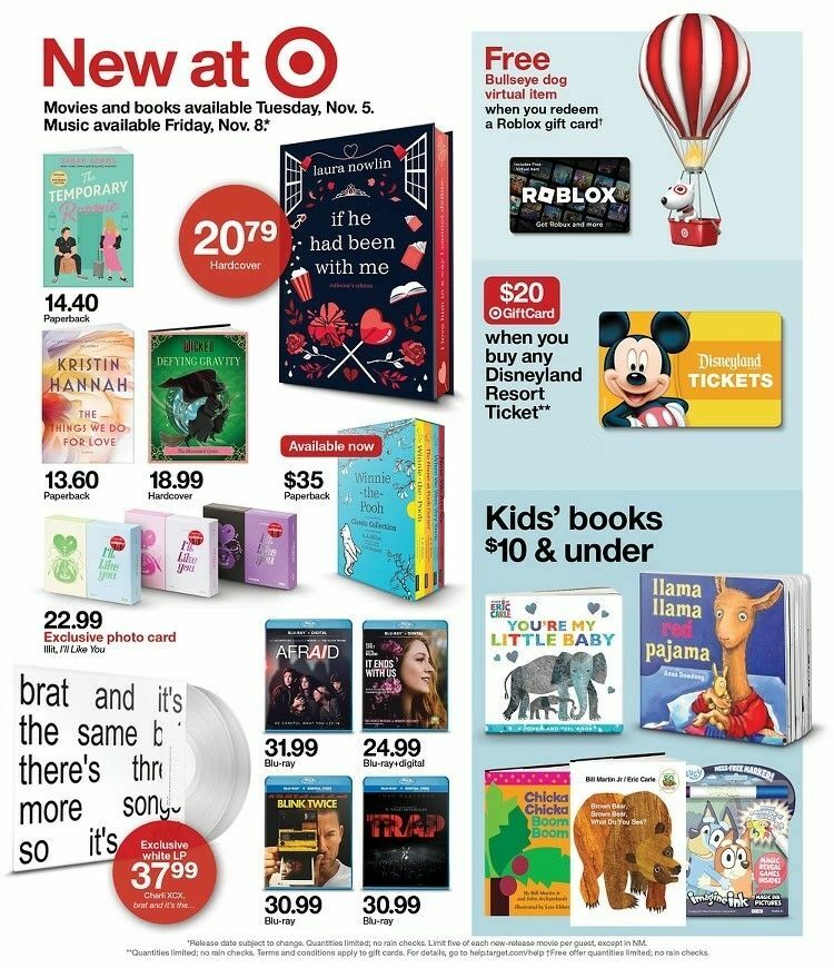 Target Weekly Ad from November 3