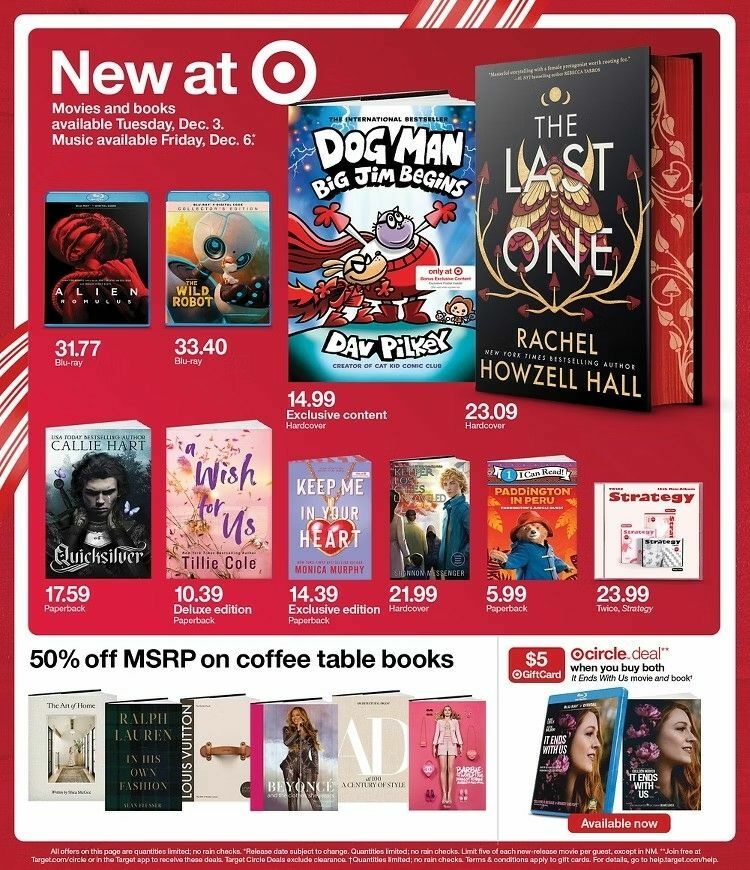 Target Weekly Ad from December 1