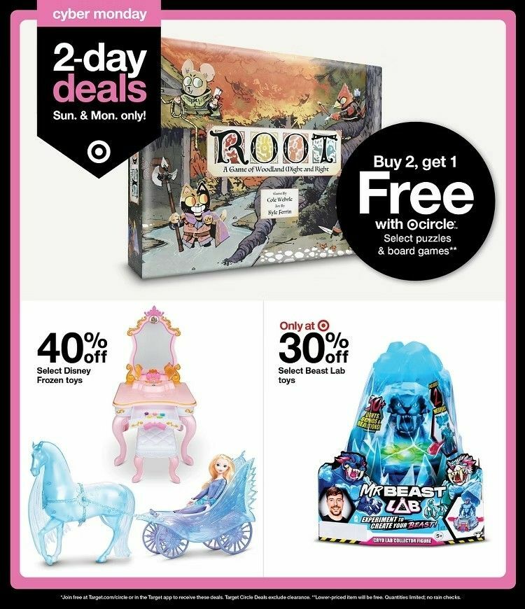 Target Cyber Monday Weekly Ad from December 1