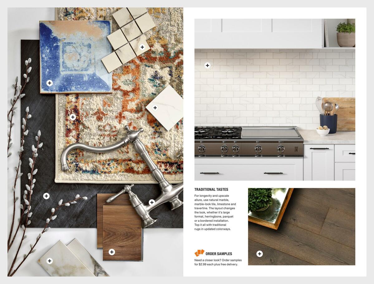 The Home Depot Flooring & Tile Trends Weekly Ad from January 18