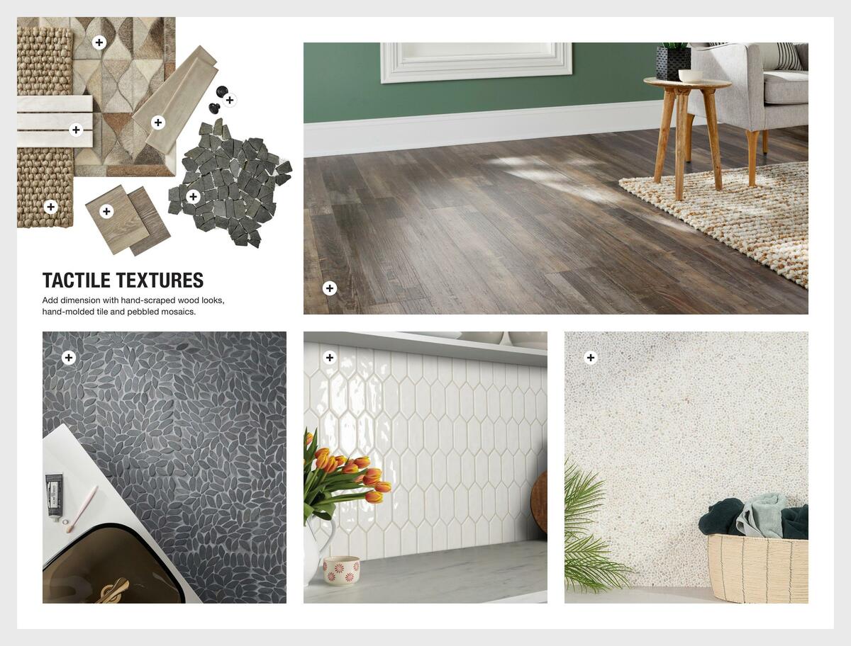 The Home Depot Flooring & Tile Trends Weekly Ad from January 18