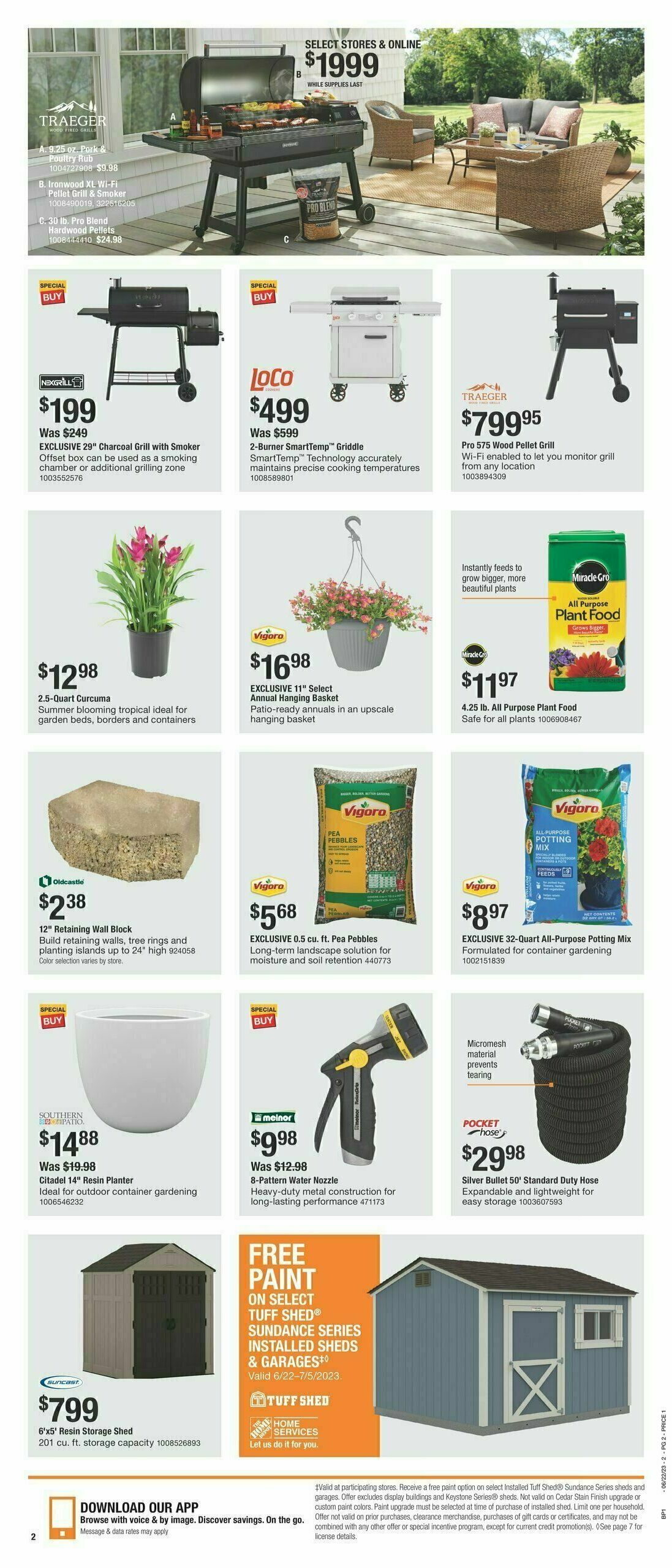 The Home Depot Red, White & Blue Weekly Ad from June 22