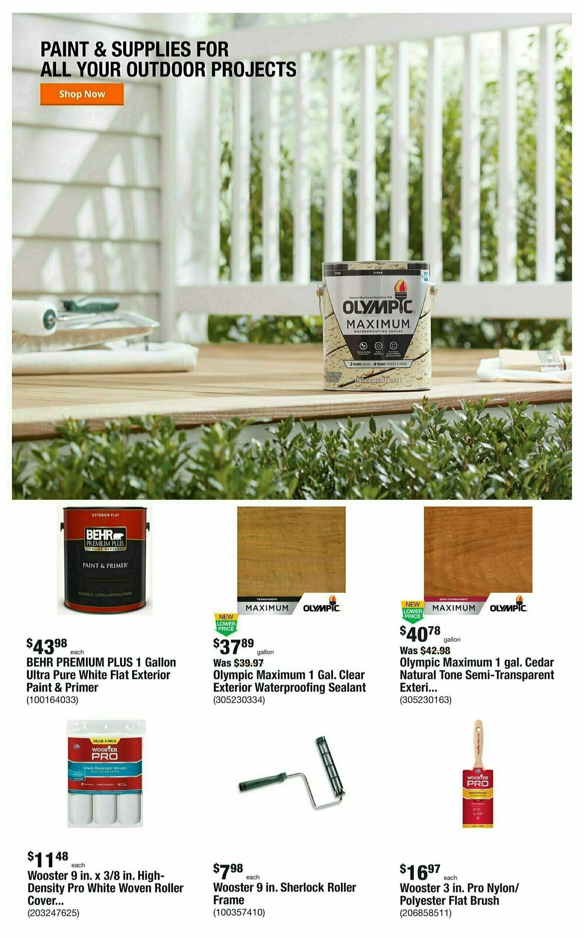 The Home Depot Weekly Ad from July 20