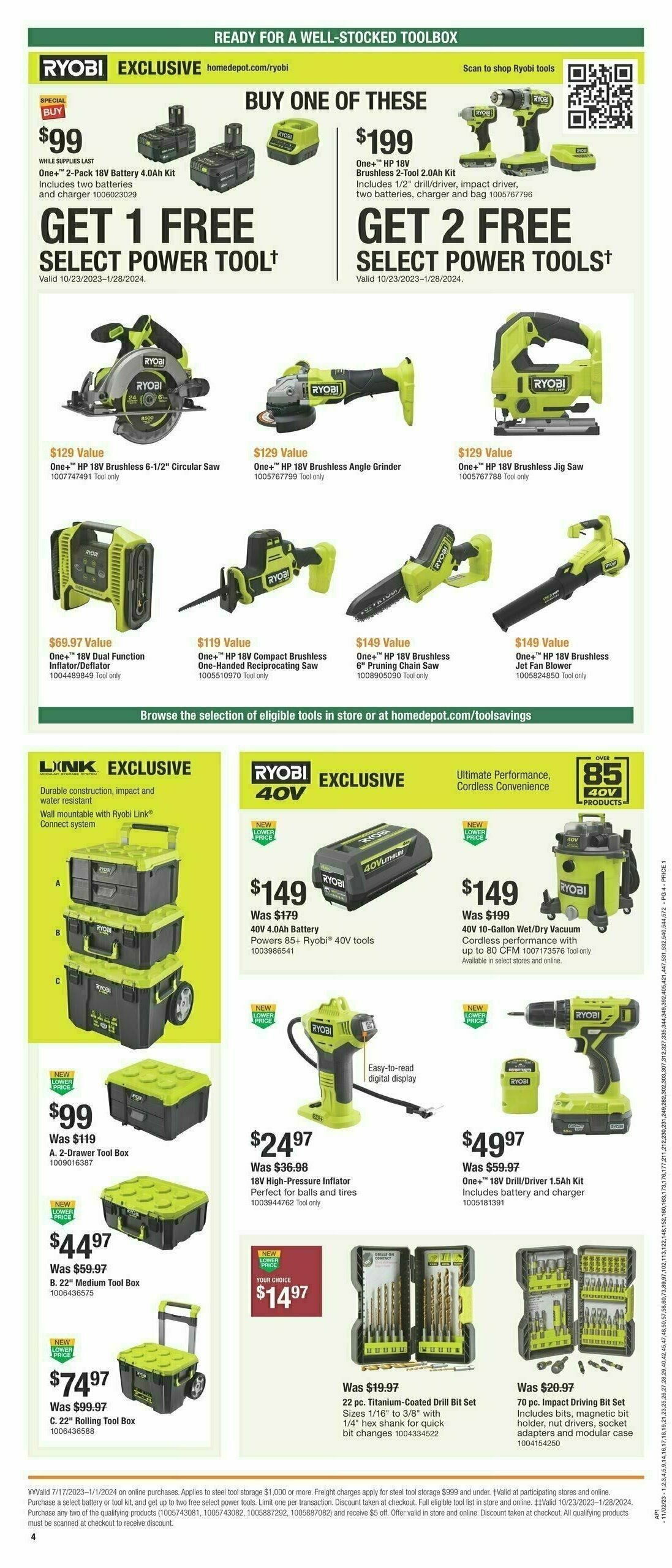 The Home Depot Weekly Ad from November 2