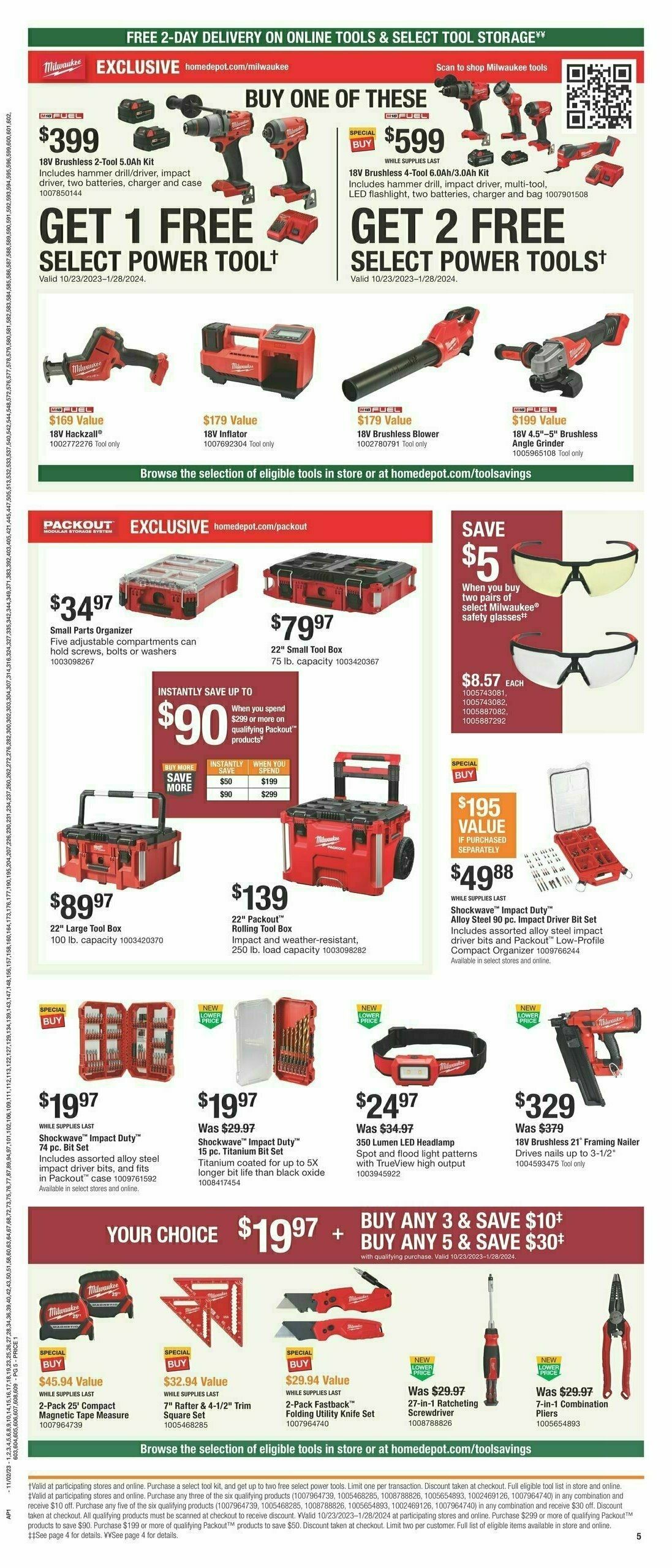 The Home Depot Weekly Ad from November 2