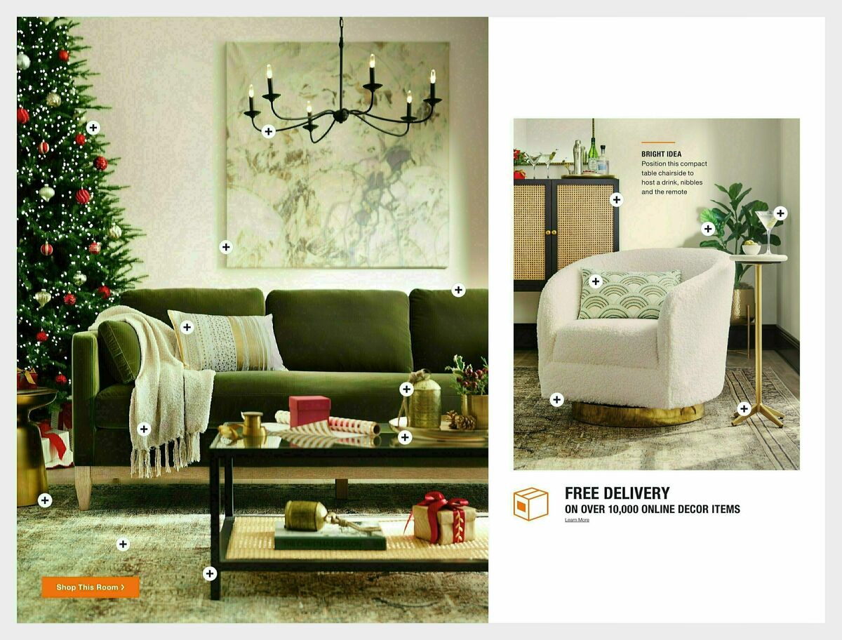 The Home Depot Home Decor Catalog – Holiday Weekly Ad from October 30