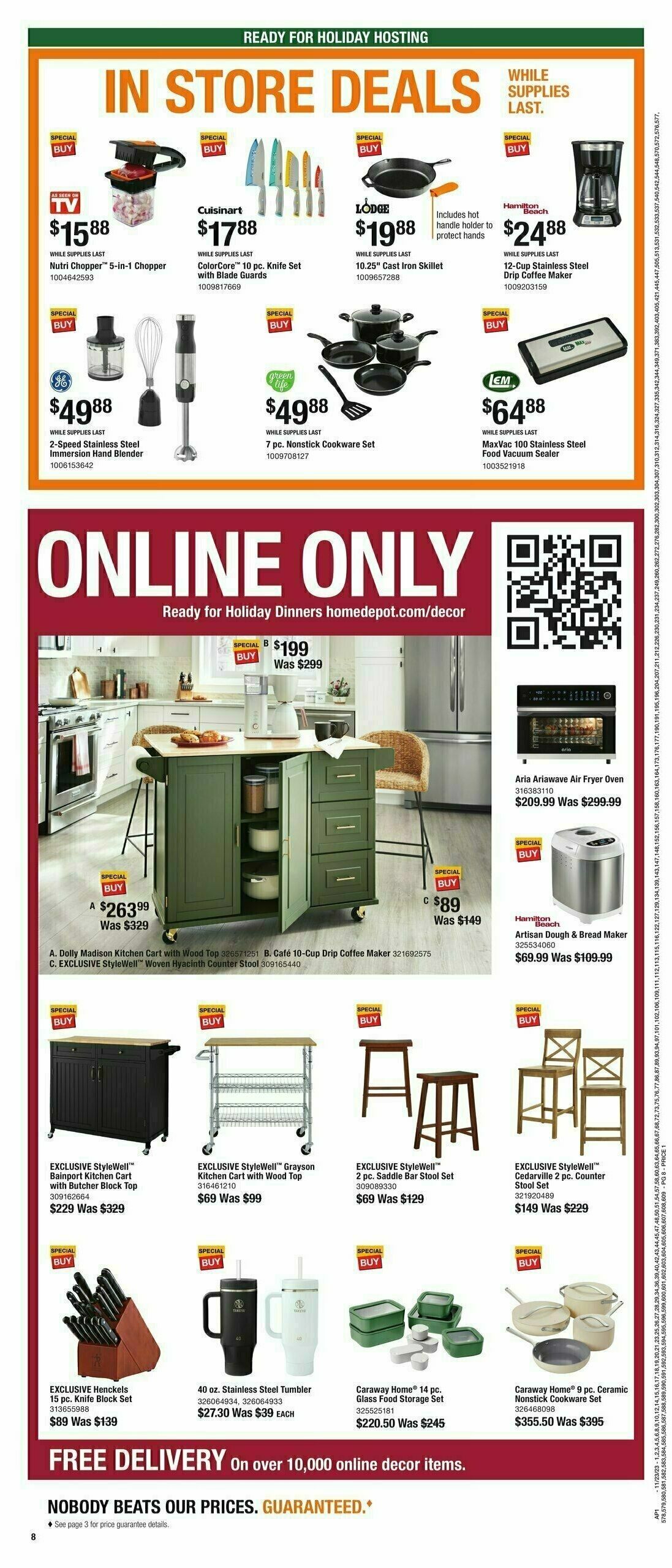 The Home Depot Black Friday Weekly Ad from November 23