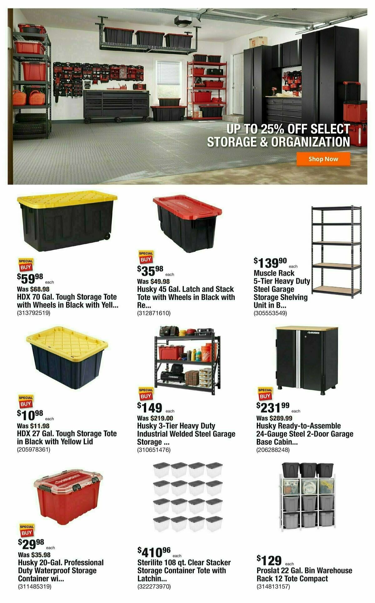 The Home Depot Weekly Ad from January 1