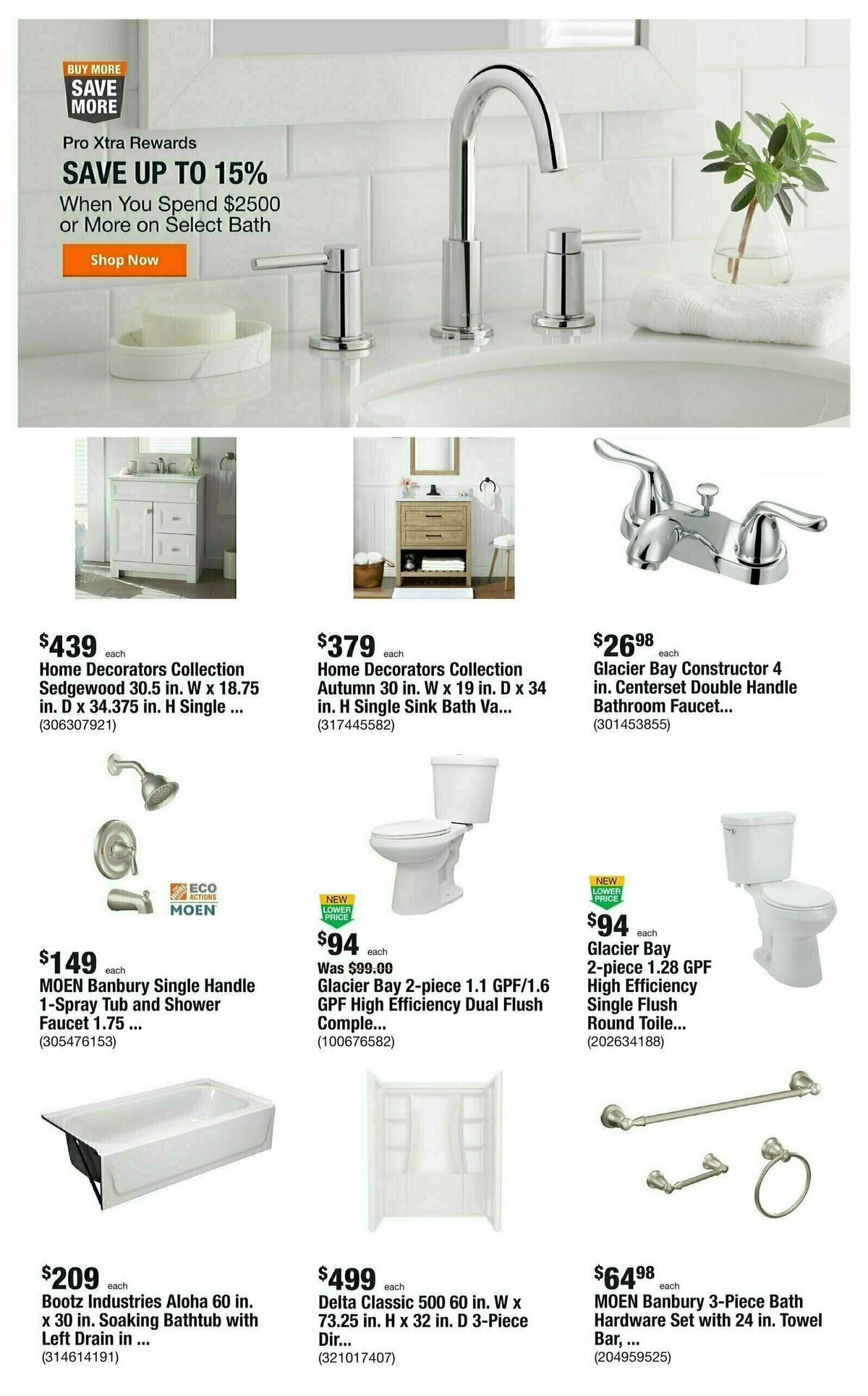 The Home Depot Weekly Ad from January 8