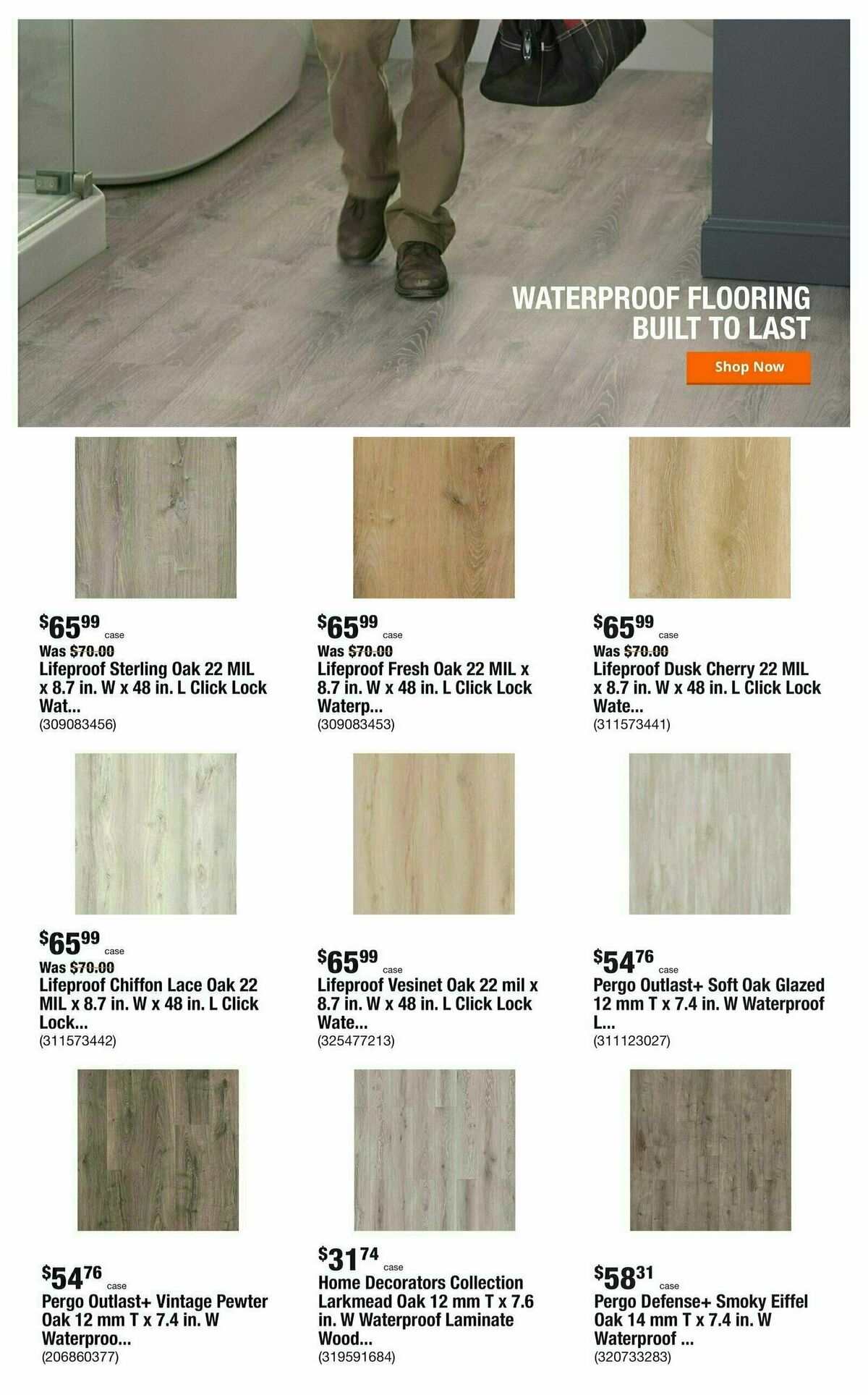 The Home Depot Weekly Ad from January 8