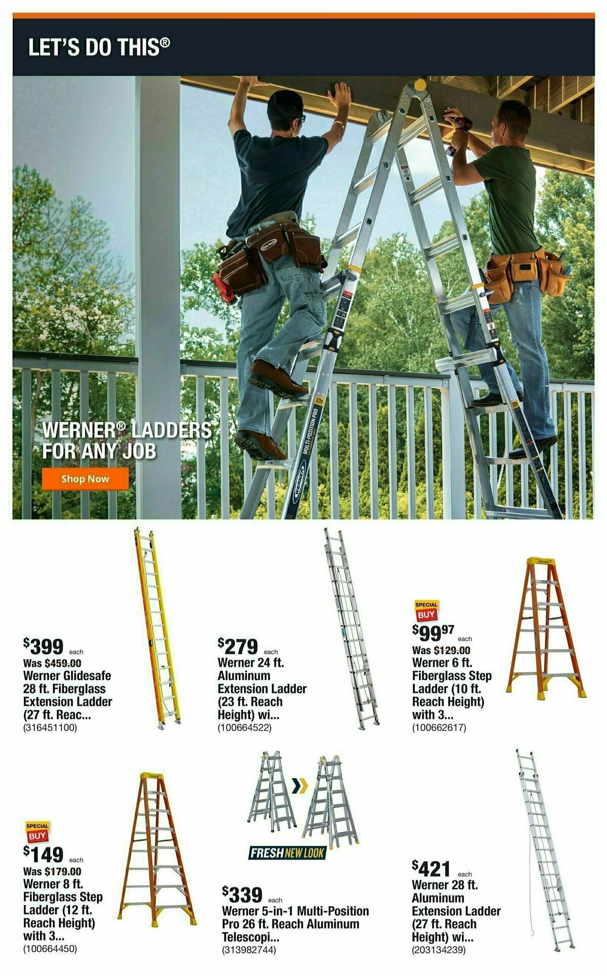 The Home Depot Weekly Ad from January 29