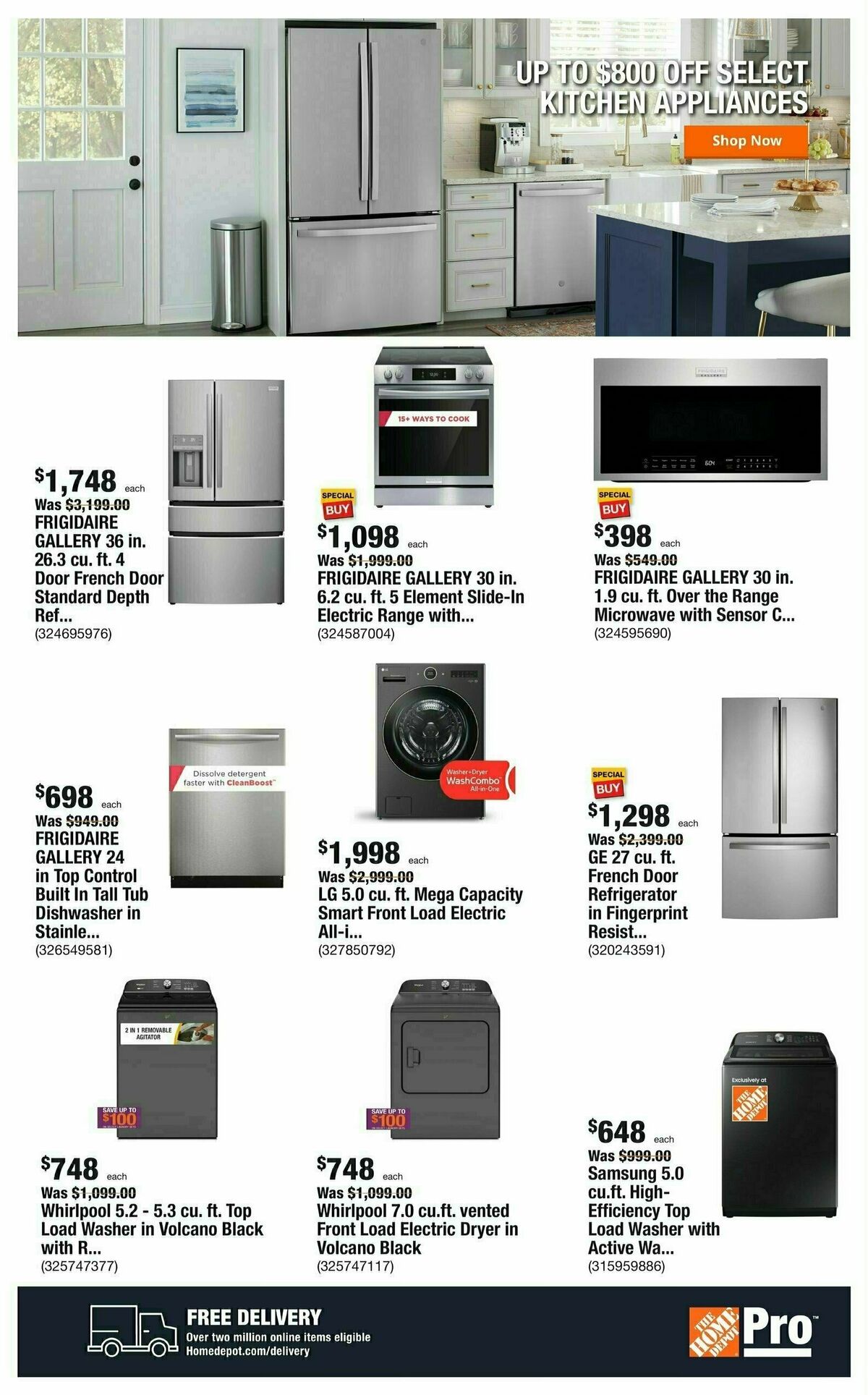 The Home Depot PRO Weekly Ad from February 19