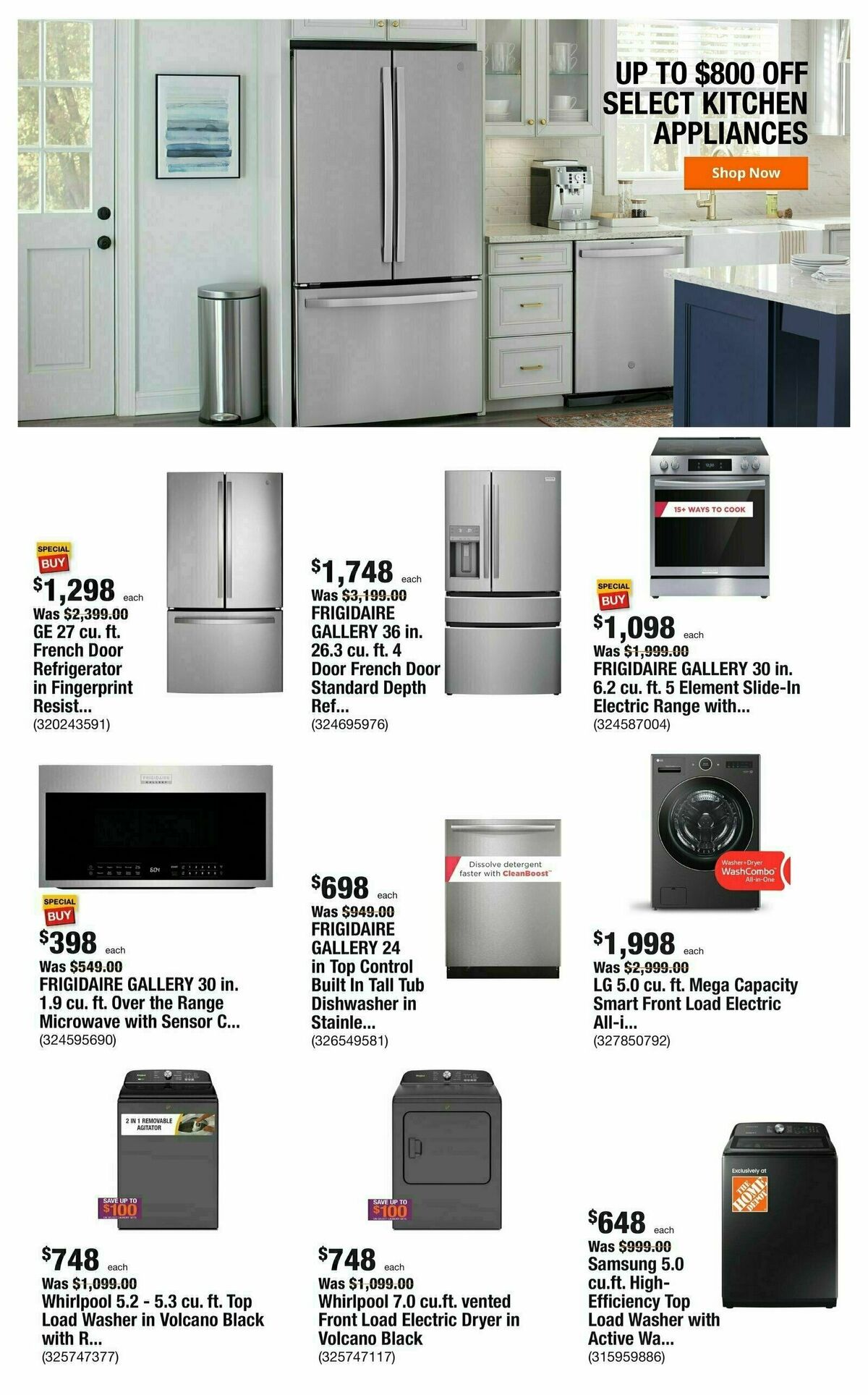 The Home Depot Weekly Ad from February 22