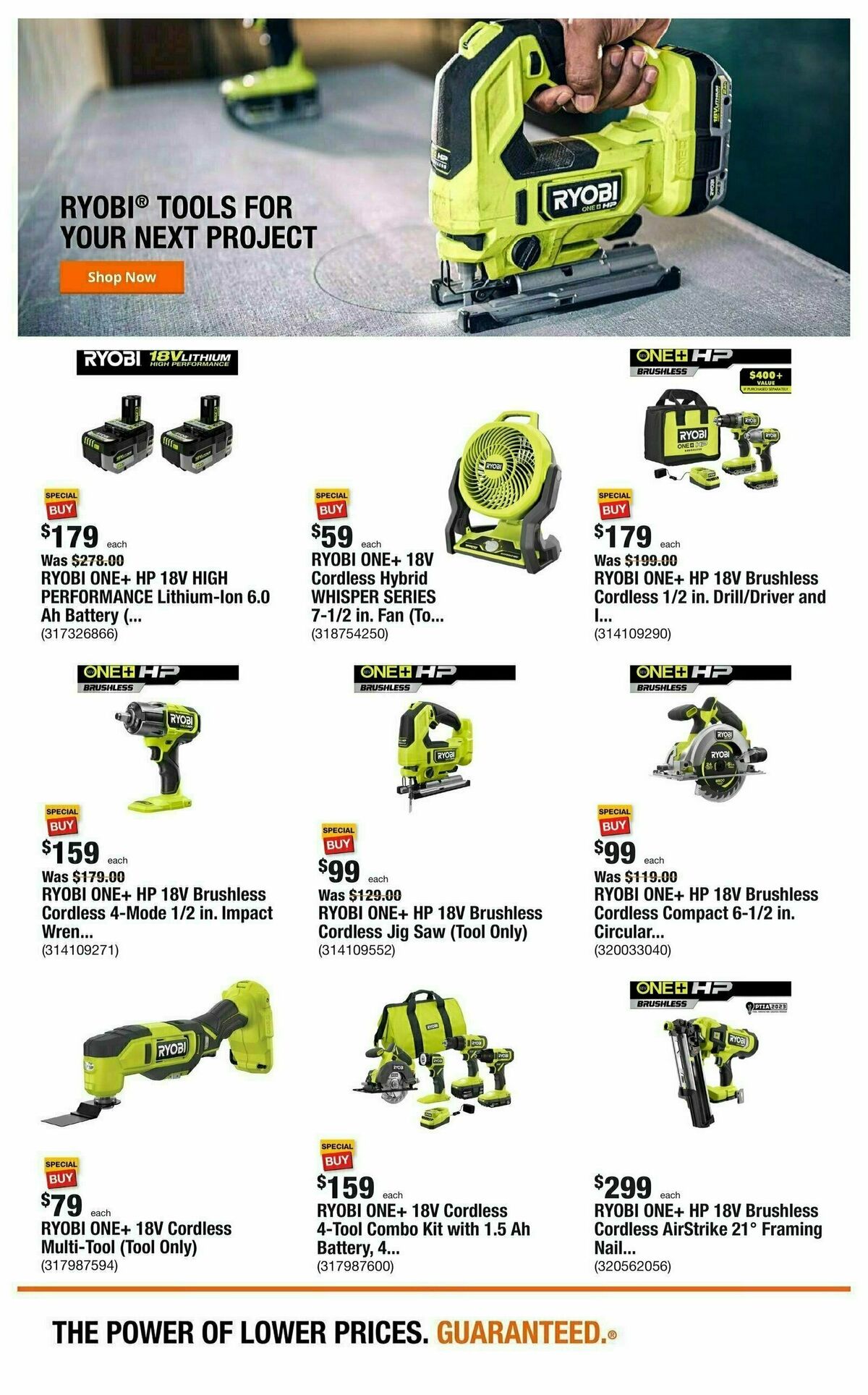 The Home Depot Weekly Ad from March 11