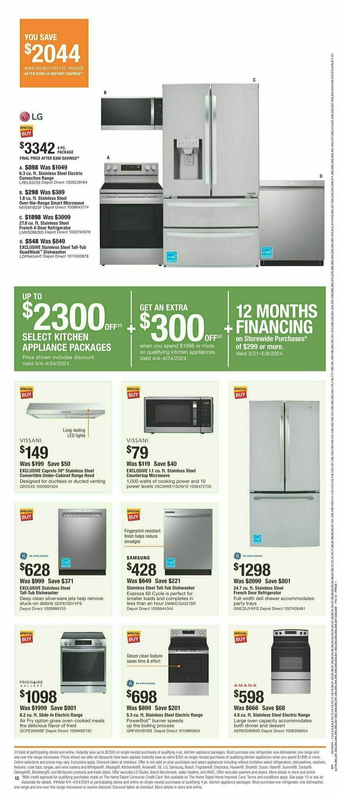 The Home Depot Spring Black Friday Weekly Ad from April 18