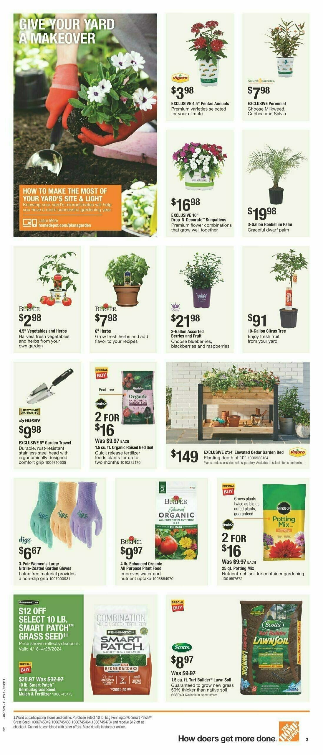 The Home Depot Spring Black Friday Weekly Ad from April 18