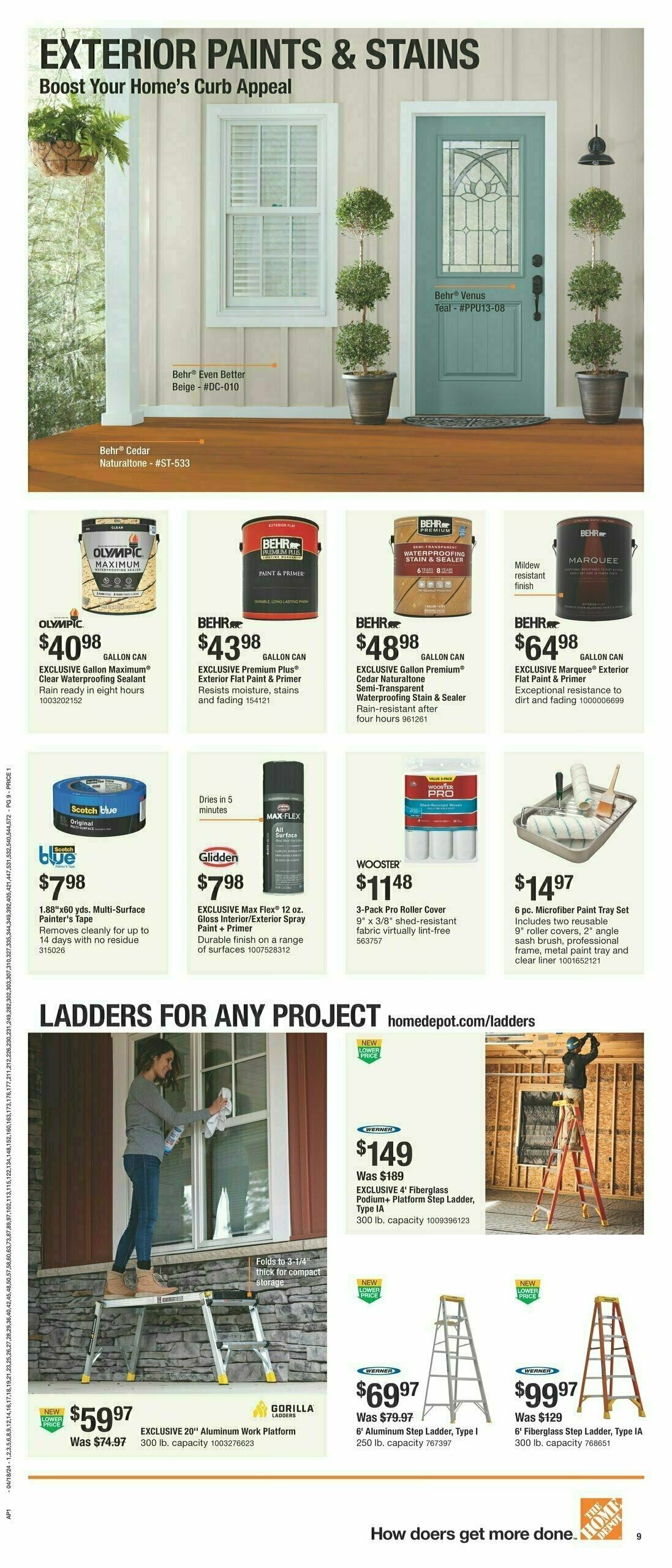 The Home Depot Spring Black Friday Weekly Ad from April 18