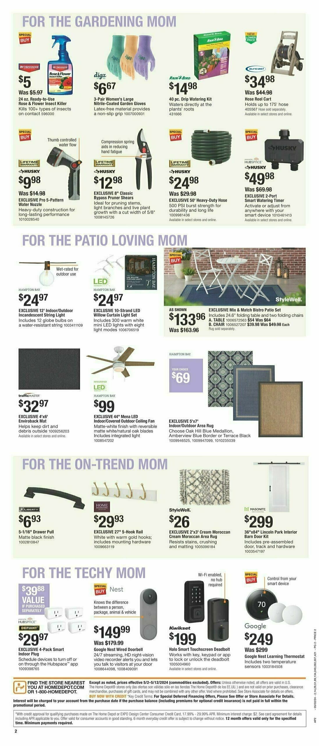 The Home Depot Mother’s Day Ad Weekly Ad from May 2