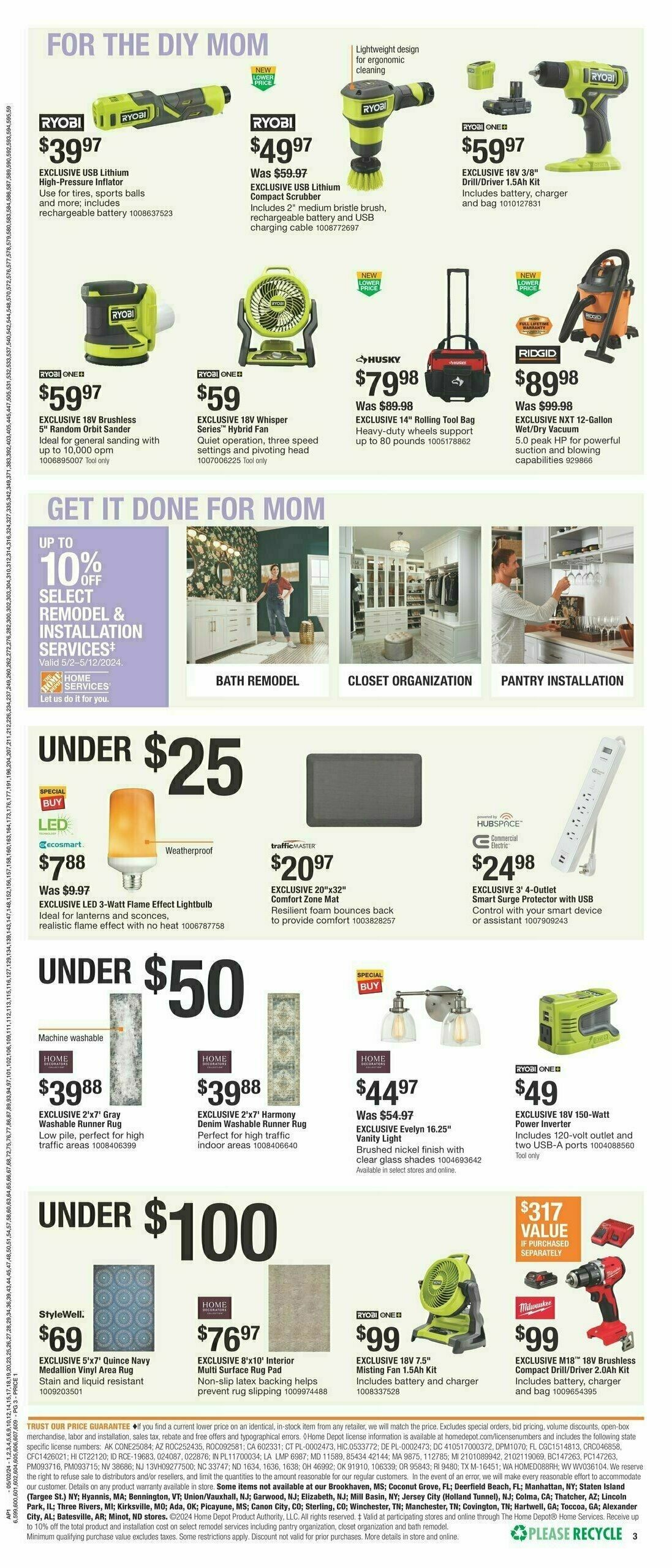 The Home Depot Mother’s Day Ad Weekly Ad from May 2