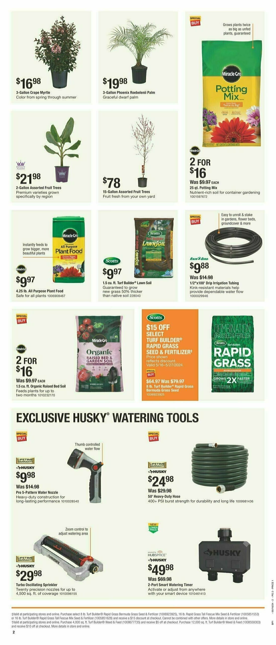 The Home Depot Memorial Day Weekly Ad from May 16