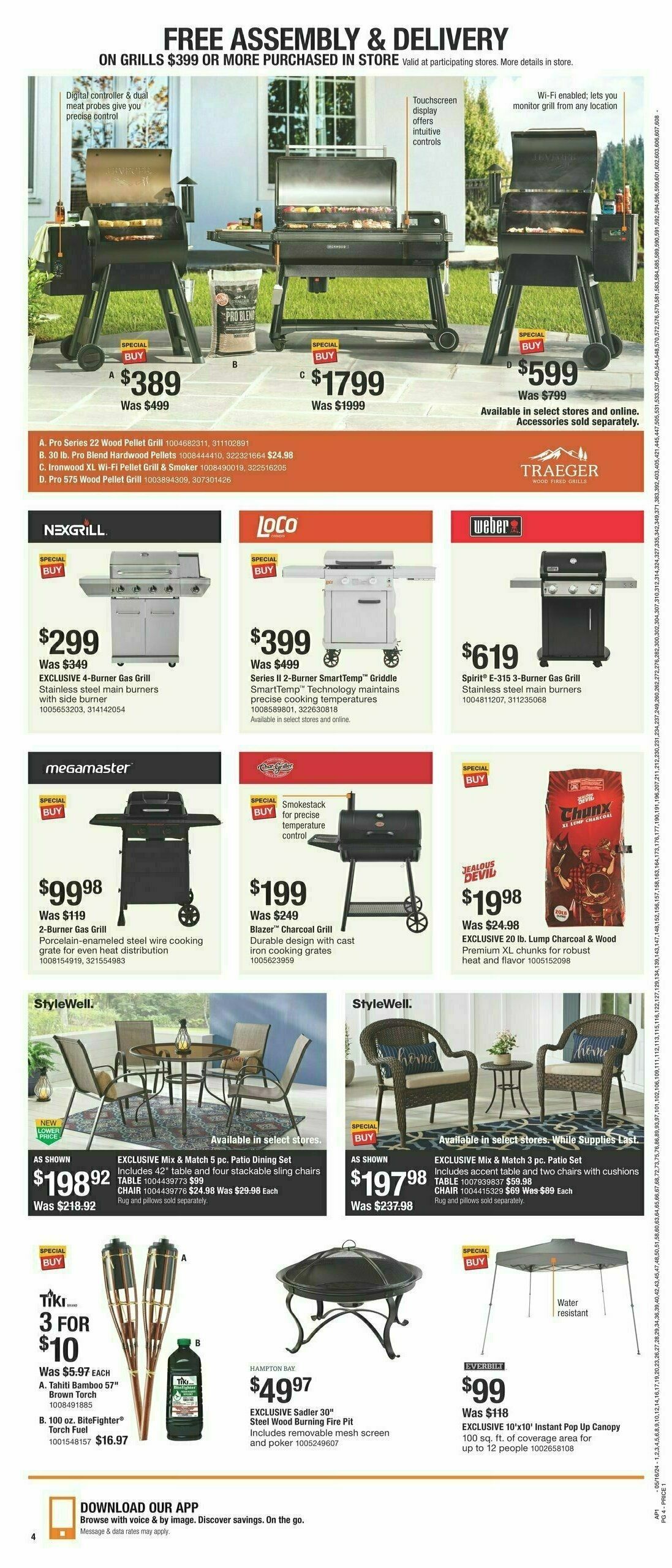 The Home Depot Memorial Day Weekly Ad from May 16