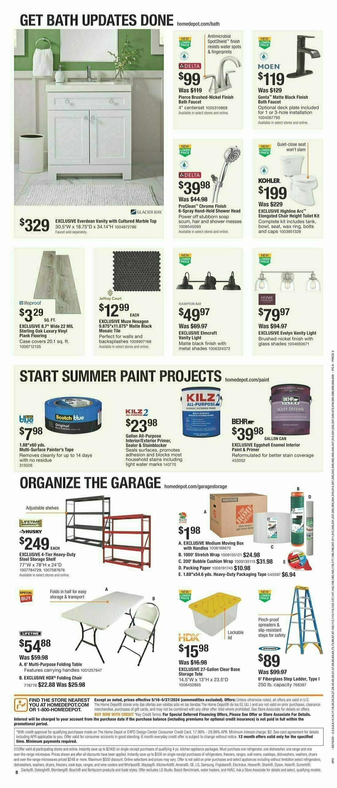 The Home Depot Memorial Day Weekly Ad from May 16