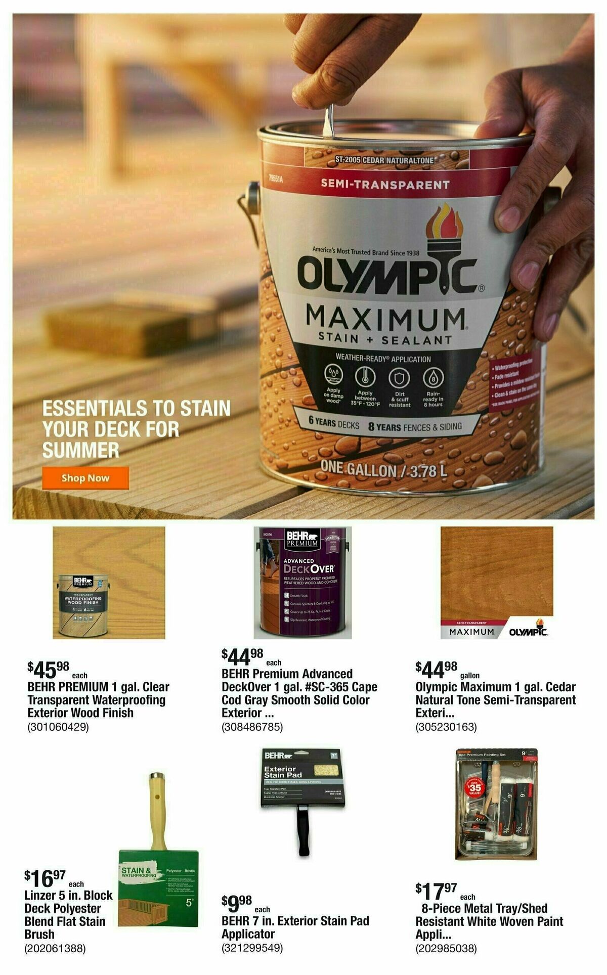 The Home Depot Weekly Ad from May 28