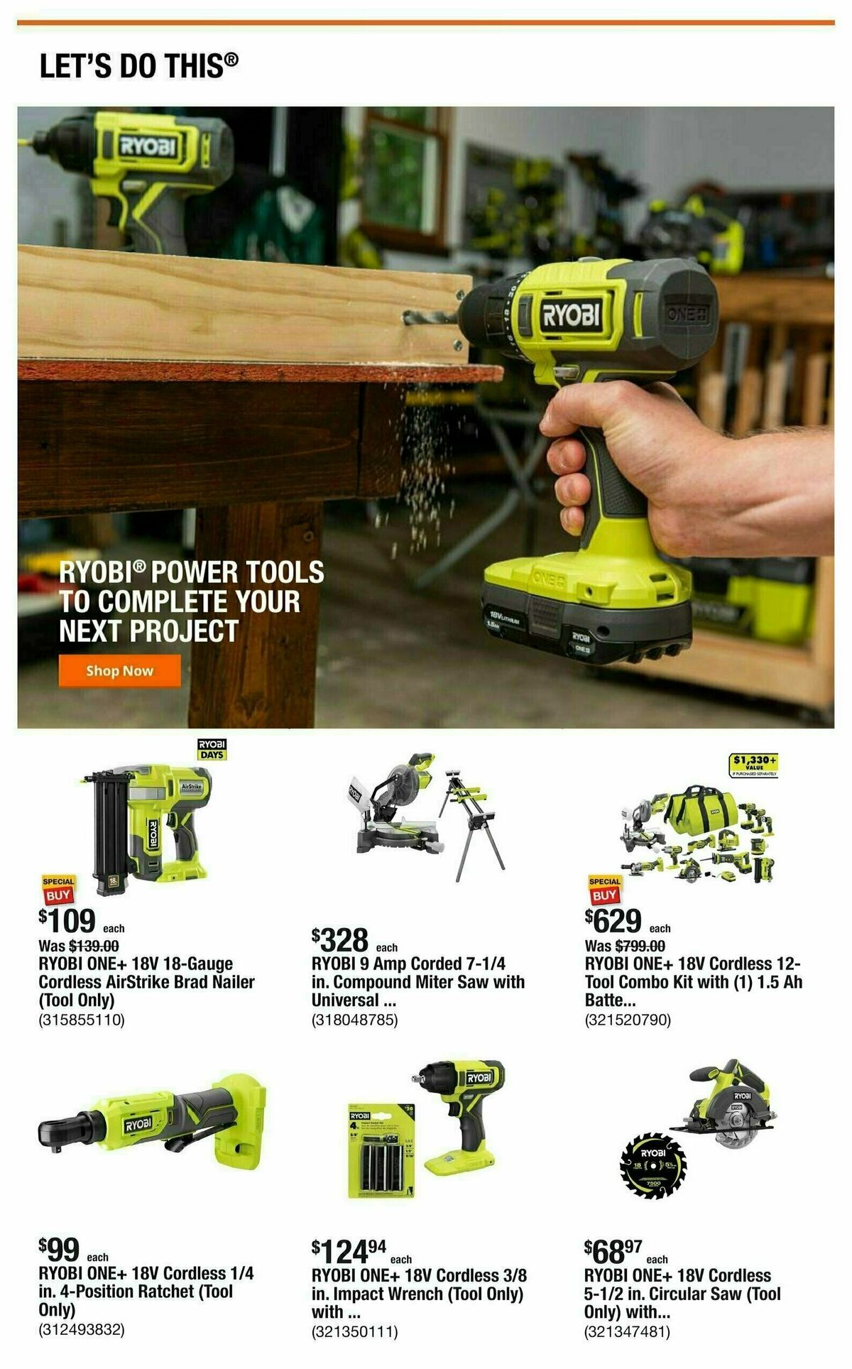 The Home Depot Weekly Ad from May 28