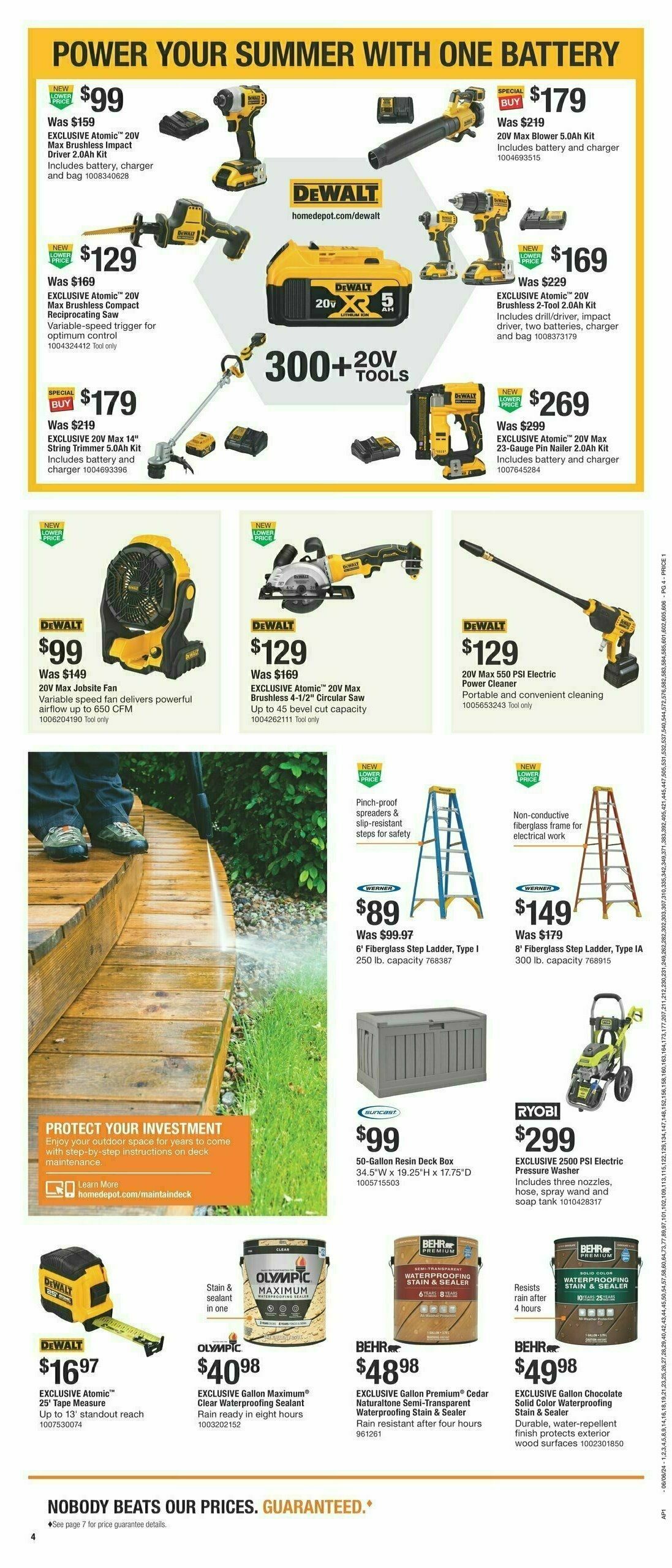 The Home Depot Father’s Day Weekly Ad from June 6