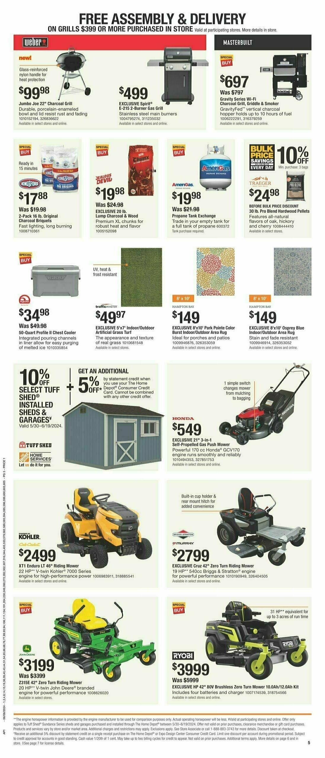 The Home Depot Father’s Day Weekly Ad from June 6